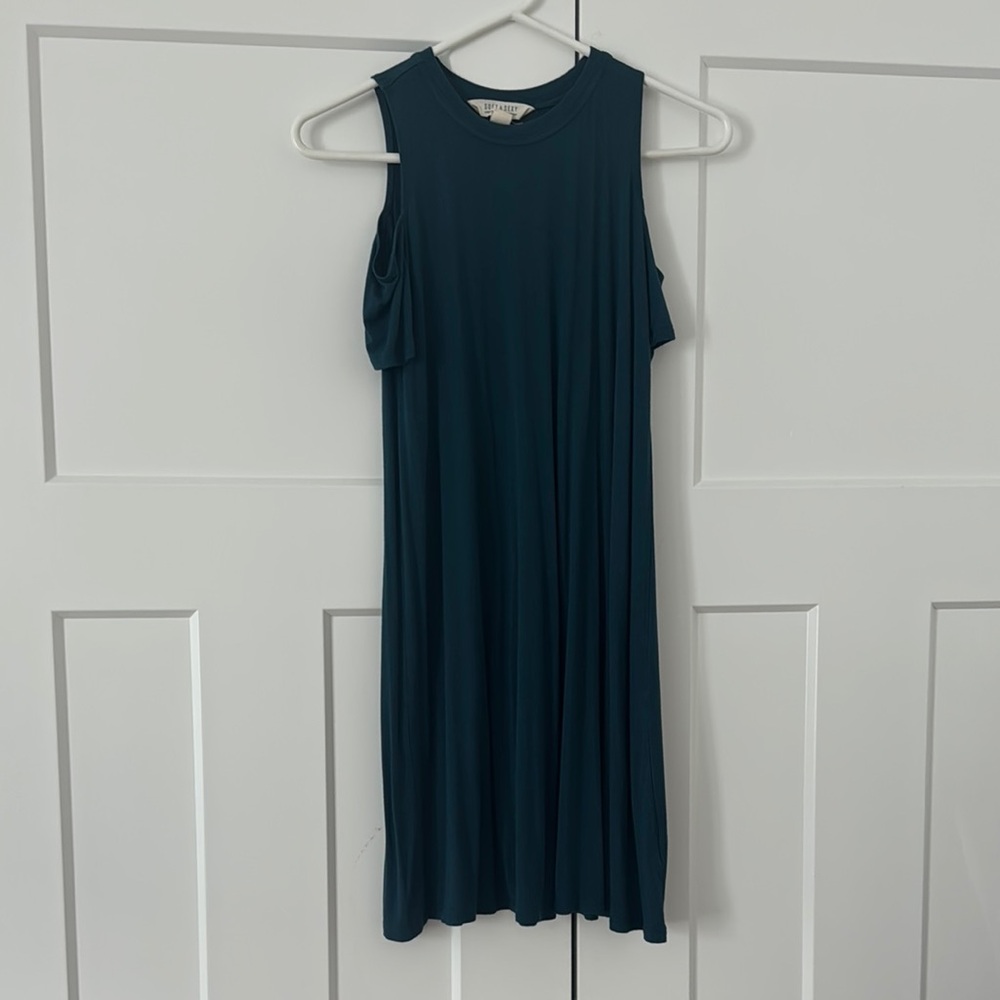 American Eagle Outfitters Blue Halter Sundress Midi